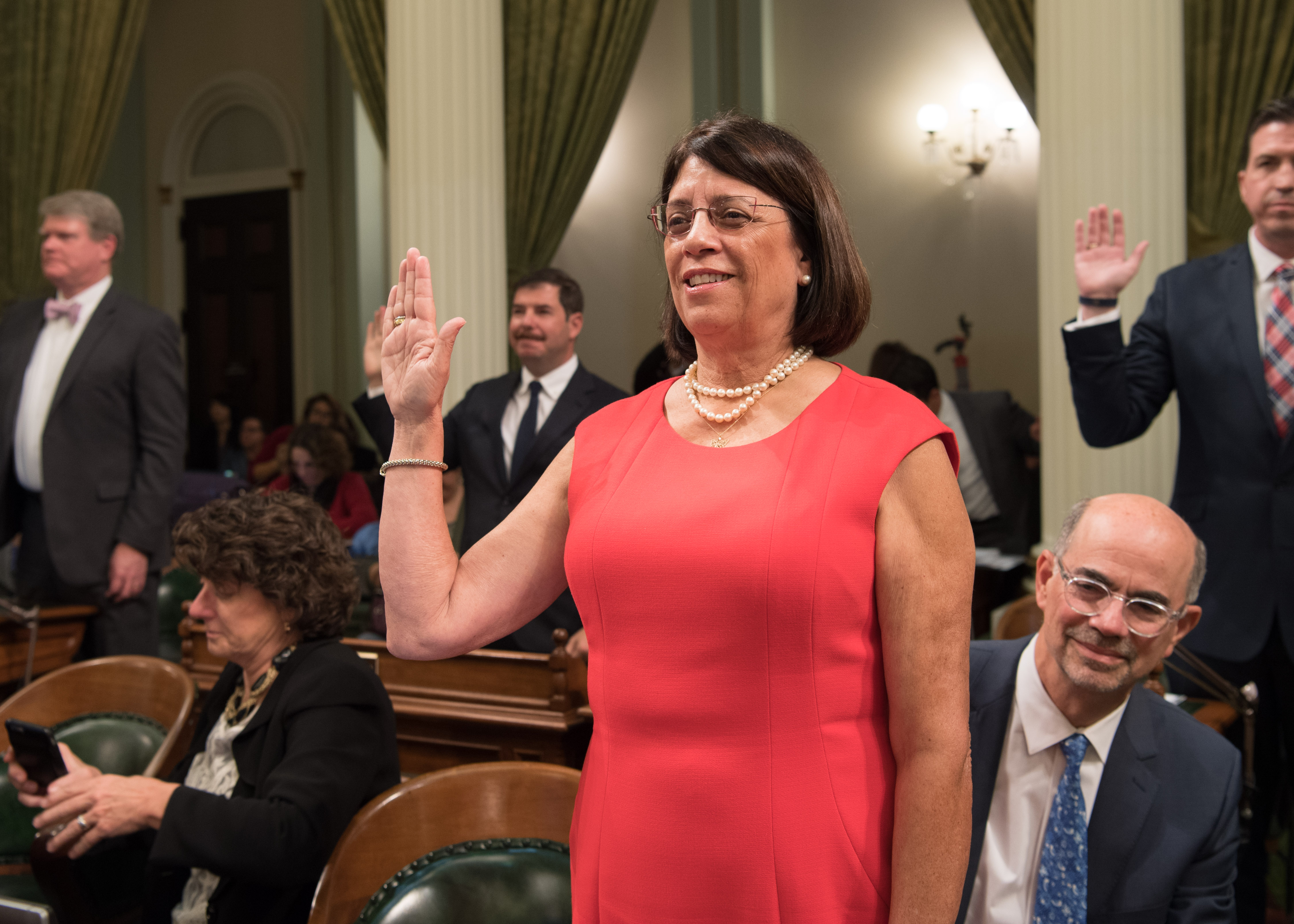 Aguiar-Curry Takes Assembly Seat as New Legislators Sworn in for 2017-18 Session