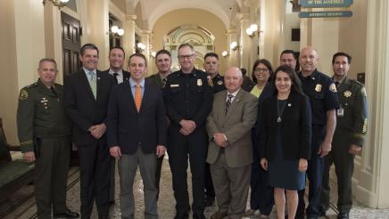 Asm. Aguiar-Curry and other legislators honor firefighters during Wildfire Awareness Week