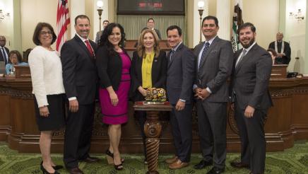 Asm. Aguiar-Curry joins fellow Assemblymembers to honor Latino Spirit Award Honoree Lupita Lomeli