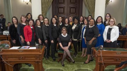 Legislative Women's Caucus - Ruth Bader Ginsberg Day on the Assembly Floor