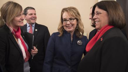 Assemblymember Aguiar-Curry Speaks to Former Congresswoman Gabrielle Giffords about Stopping Gun Violence