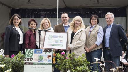 Asm. Aguiar-Curry joins other Ag leaders for Ag Day 2017